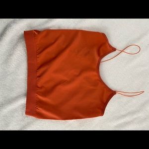 Orange tank top